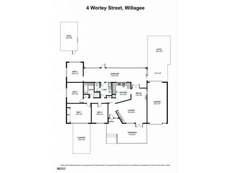 4 Worley St, Willagee WA 6156 Floorplan