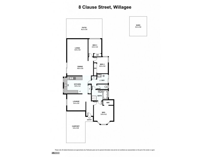 8 Clause St, Willagee WA 6156 Floorplan
