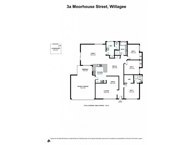 3a Moorhouse St, Willagee WA 6156 Floorplan