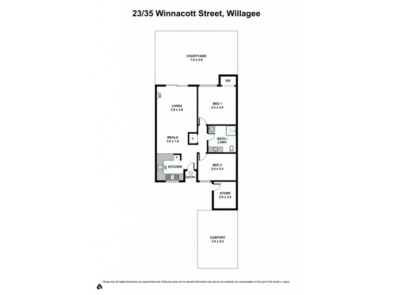 23/35 Winnacott St, Willagee WA 6156 Floorplan