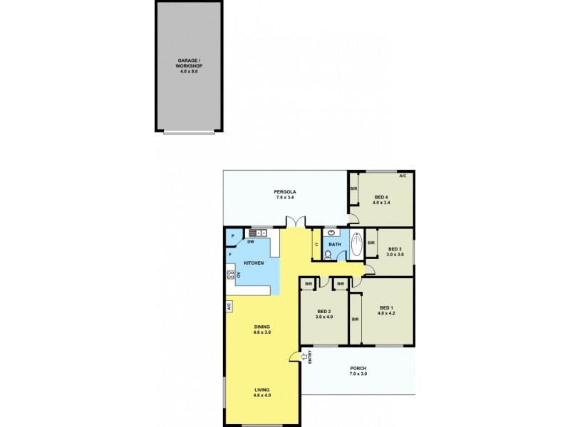 8 Dunford St, Willagee WA 6156 Floorplan