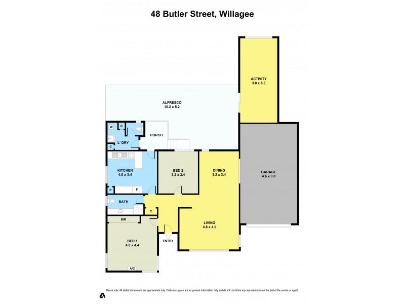 48 Butler St, Willagee WA 6156 Floorplan