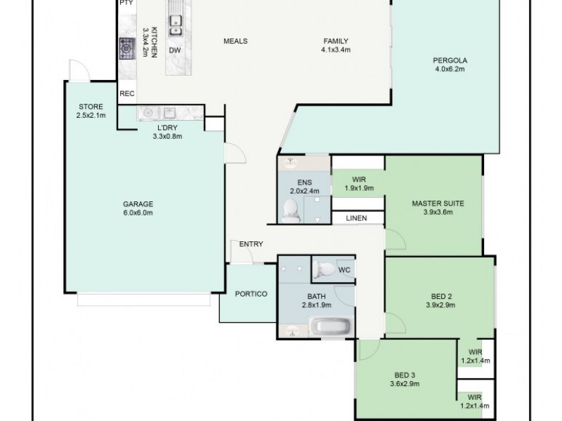 7B Cox Court, Willagee WA 6156 Floorplan