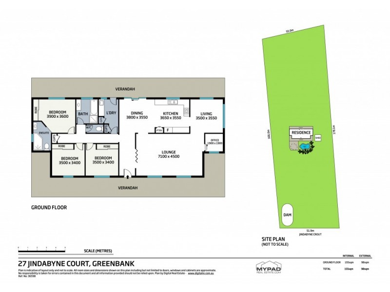 27 Jindabyne Court, Greenbank QLD 4124 Floorplan
