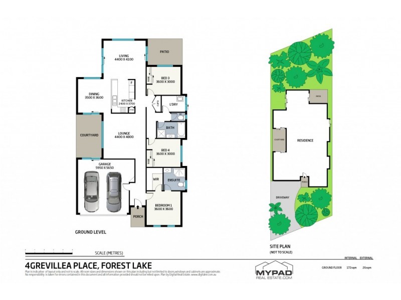 4 Grevillea Pl, Forest Lake QLD 4078 Floorplan