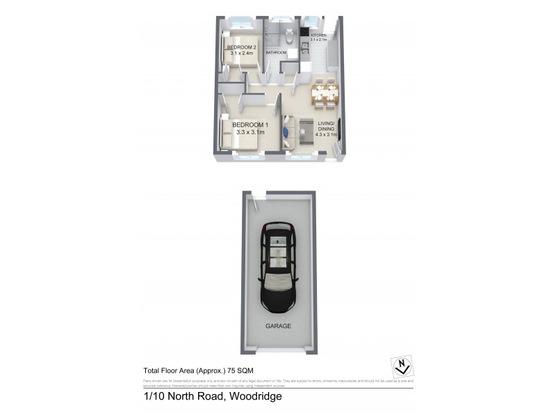 1/10 North Road, Woodridge QLD 4114 Floorplan