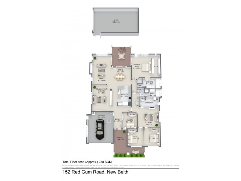 152-154 Red Gum Road, New Beith QLD 4124 Floorplan