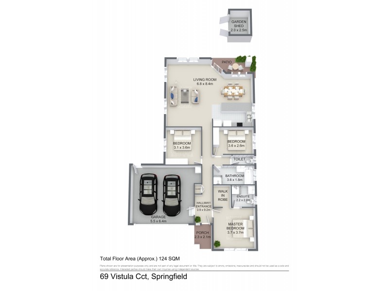 68 Vistula Crct, Springfield QLD 4300 Floorplan