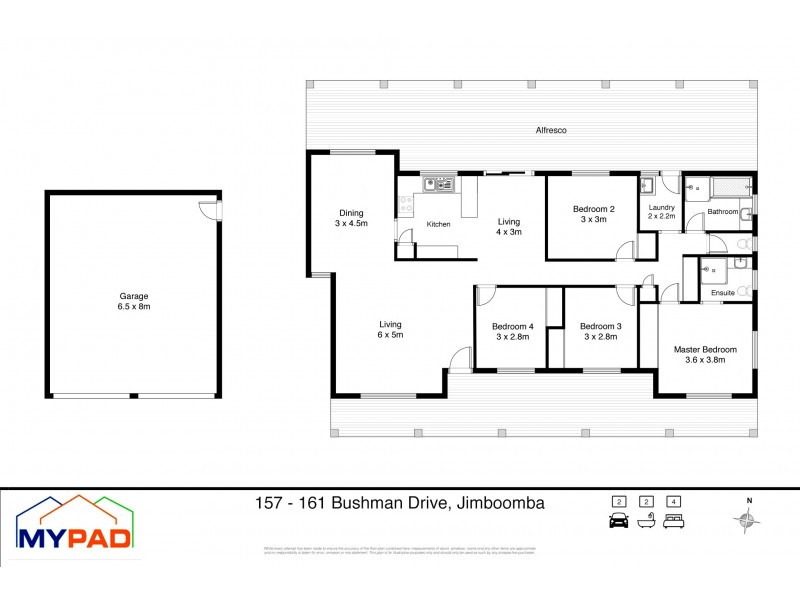 157-161 Bushman Drive, Jimboomba QLD 4280 Floorplan