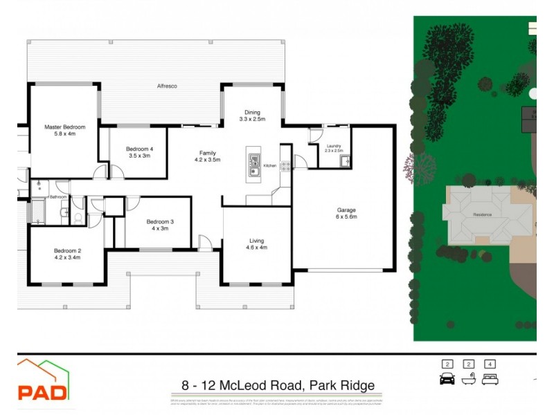 8-12 Mcleod Road, Park Ridge QLD 4125 Floorplan