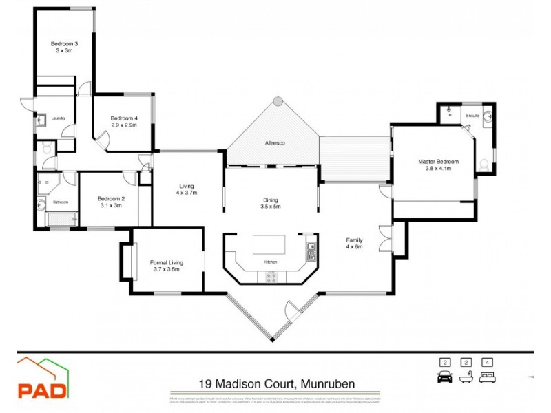 19-21 Madison Court, Munruben QLD 4125 Floorplan