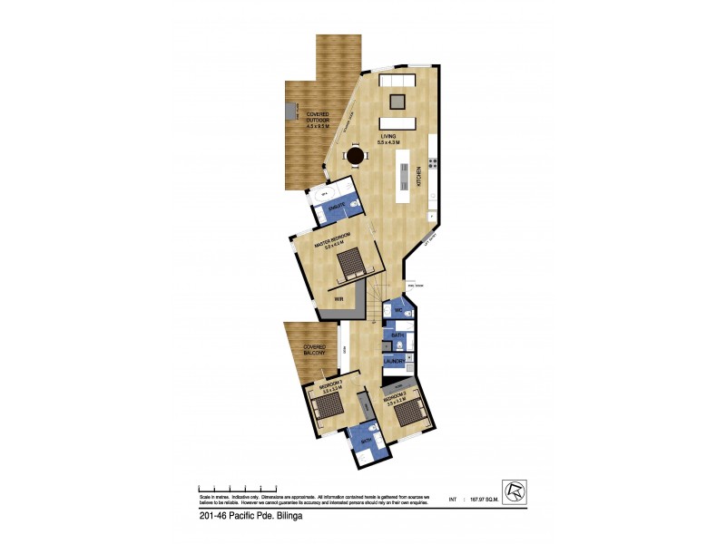 201/46 Pacific Parade ‘Kirra Wave’, Bilinga QLD 4225 Floorplan