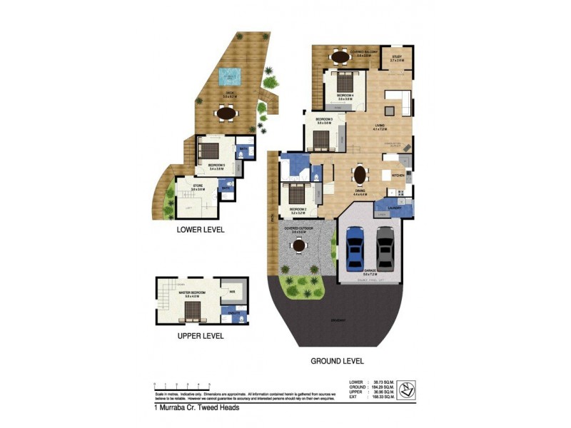 1 Murraba Cres, Tweed Heads NSW 2485 Floorplan
