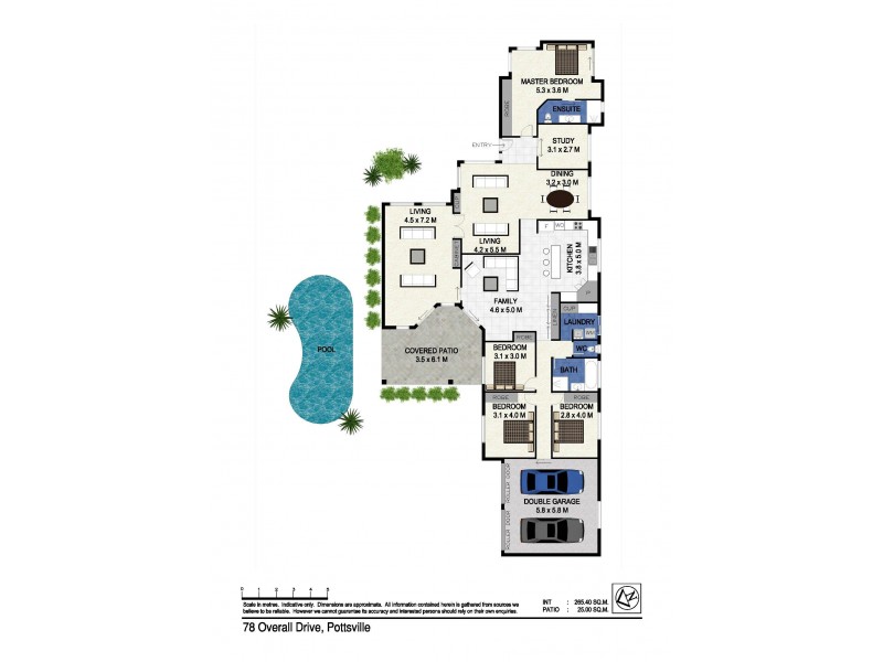 78 Overall Drive, Pottsville NSW 2489 Floorplan