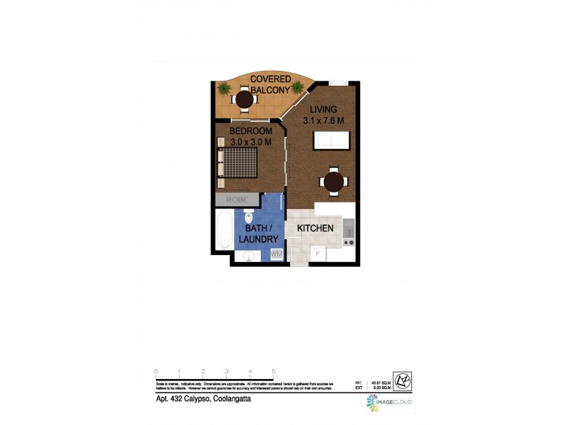 432/99 Griffith Street ‘Calypso Plaza’, Coolangatta QLD 4225 Floorplan