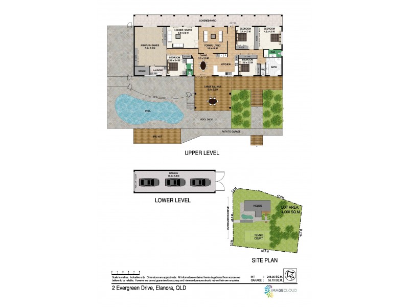 2 Evergreen Drive, Elanora QLD 4221 Floorplan