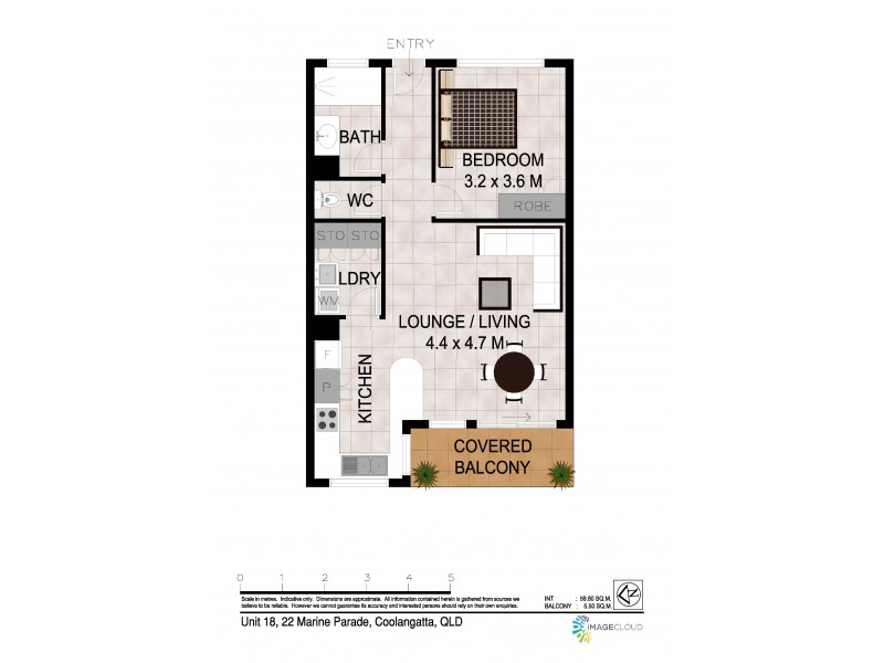 18/22 Marine Parade ‘Kirra Gardens’, Kirra QLD 4225 Floorplan