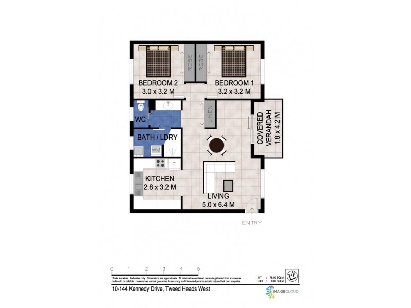 10/144 Kennedy Drive, Tweed Heads West NSW 2485 Floorplan