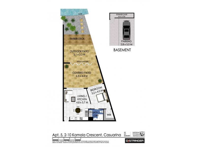 5/2-10 Kamala Crescent ‘Drift North Apartments’, Casuarina NSW 2487 Floorplan