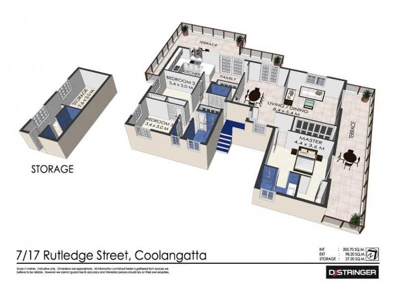 7/17 Rutledge Street ‘The Cuttings’, Coolangatta QLD 4225 Floorplan