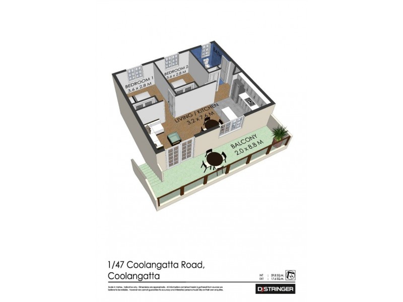 1/47 Coolangatta Road ‘Tamworth Court’, Kirra QLD 4225 Floorplan