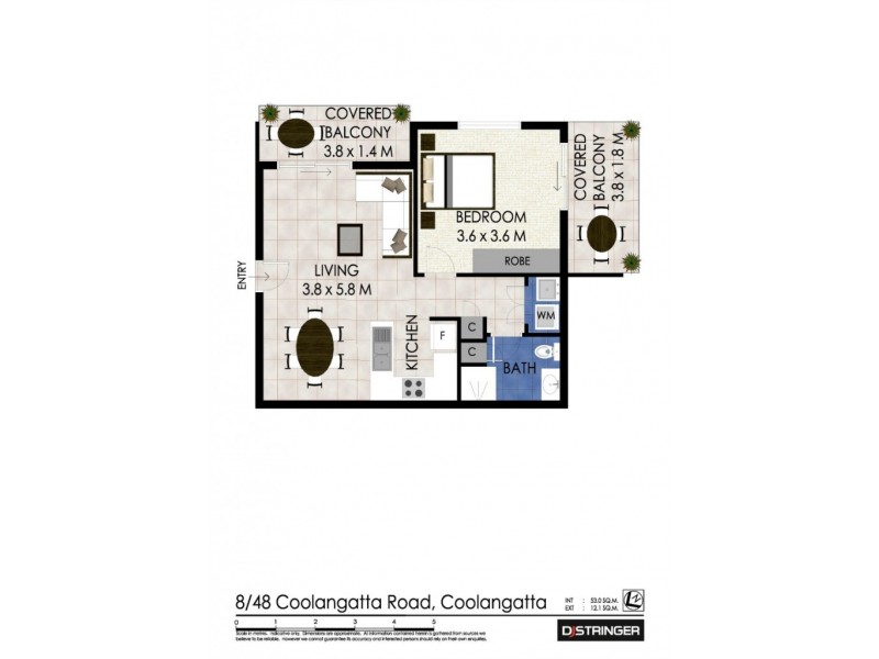 8/48 Coolangatta Road, Kirra QLD 4225 Floorplan