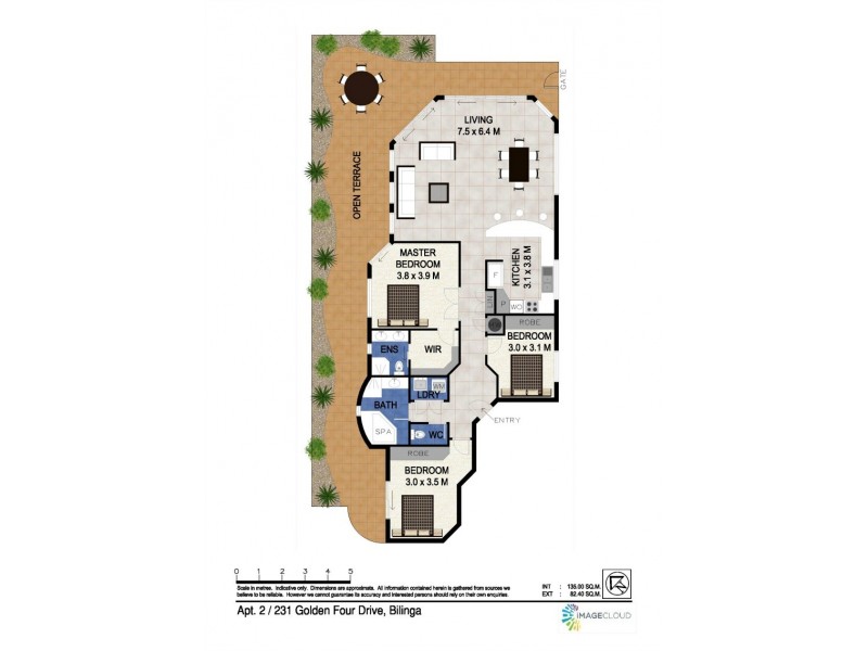 2/231 Golden Four Drive ‘Arena Dorado’, Bilinga QLD 4225 Floorplan