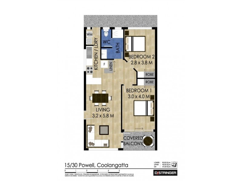 15/30 Powell Crescent, Coolangatta QLD 4225 Floorplan
