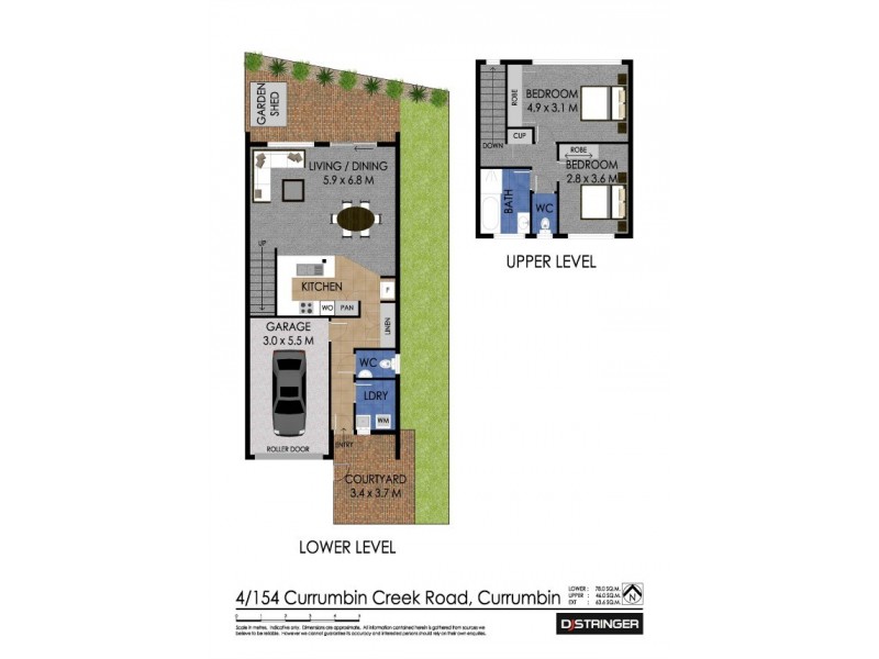 4/154 Currumbin Creek Road, Currumbin Waters QLD 4223 Floorplan