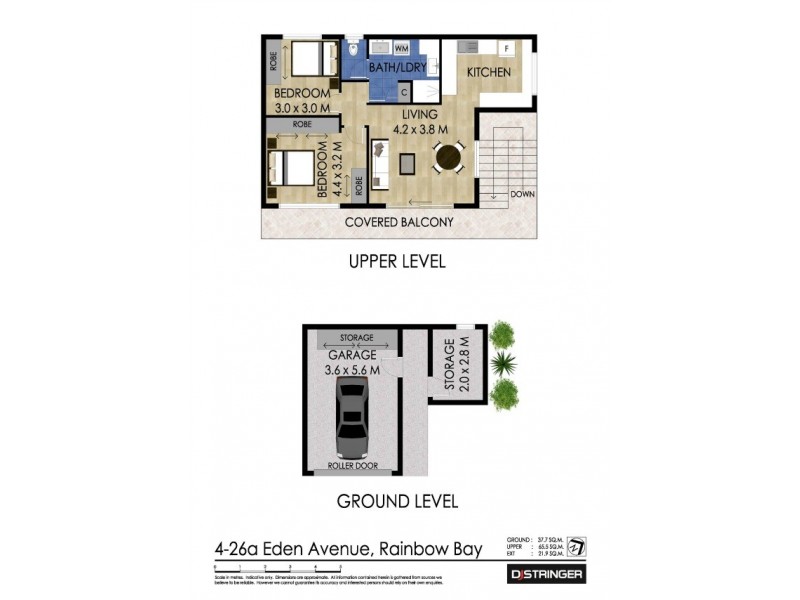 4/26A Eden Avenue, Rainbow Bay QLD 4225 Floorplan