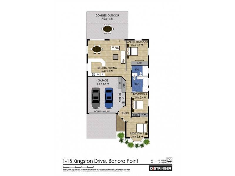 1/13-15 Kingston Drive, Banora Point NSW 2486 Floorplan