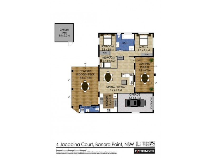 4 Jacabina Court, Banora Point NSW 2486 Floorplan