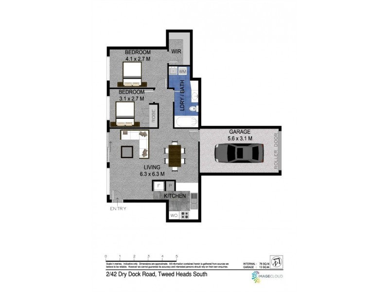 2/42 Dry Dock Road, Tweed Heads South NSW 2486 Floorplan