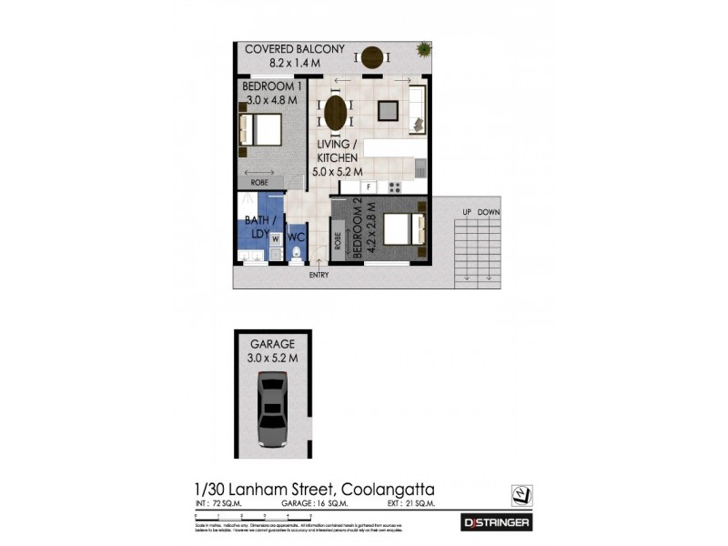 1/30 Lanham Street ‘New Galaxy’, Coolangatta QLD 4225 Floorplan