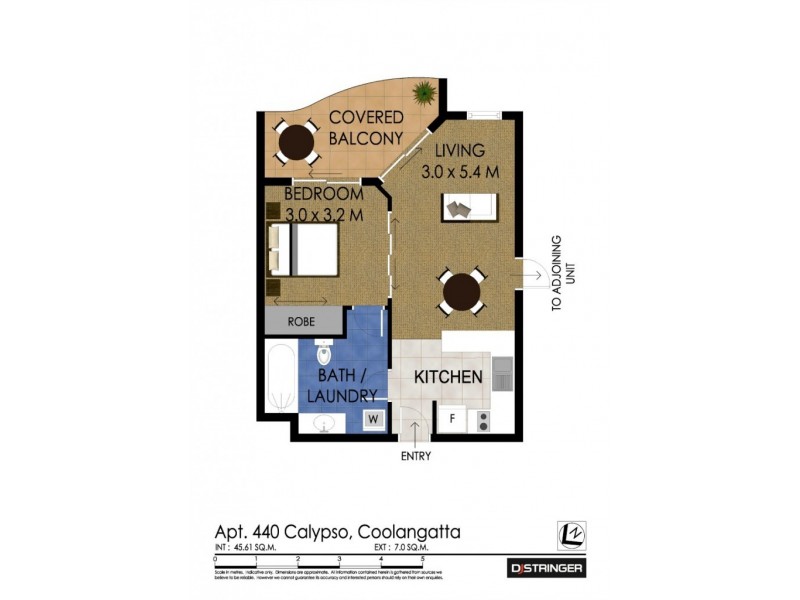 440/99 Griffith Street ‘Calypso Plaza’, Coolangatta QLD 4225 Floorplan