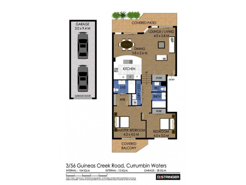 3/56 Guineas Creek Road Botanical Park’, Elanora QLD 4221 Floorplan