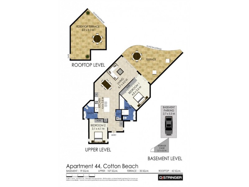 44/685 Casuarina Way ‘Cotton Beach’, Casuarina NSW 2487 Floorplan