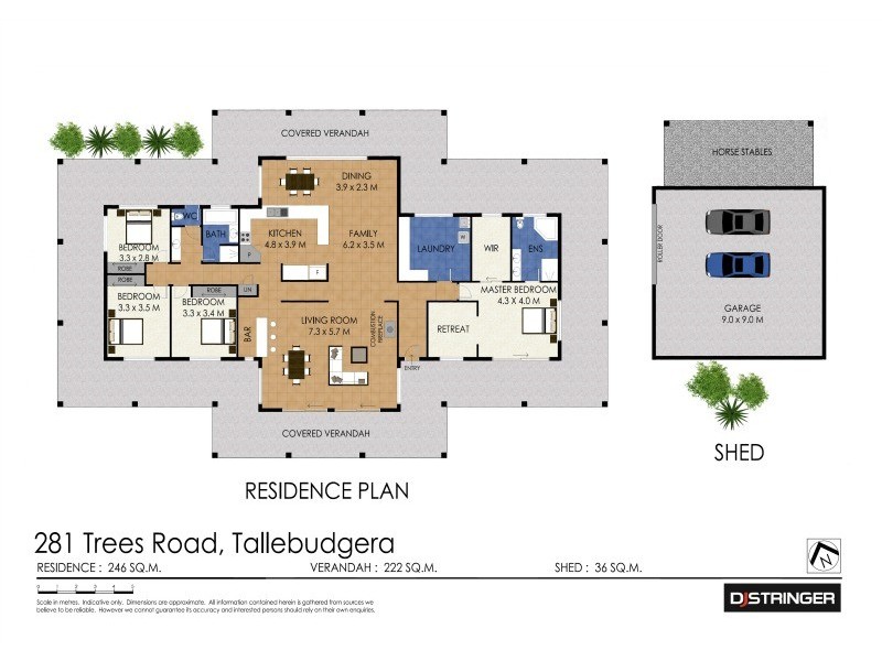 281 Trees Road, Tallebudgera QLD 4228 Floorplan