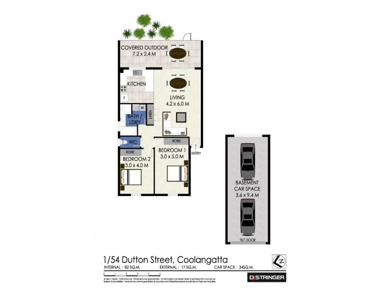 1/54 Dutton Street ‘Park Place’, Coolangatta QLD 4225 Floorplan