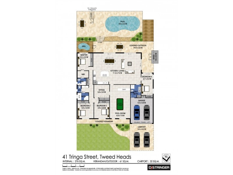 41 Tringa Street, Tweed Heads West NSW 2485 Floorplan