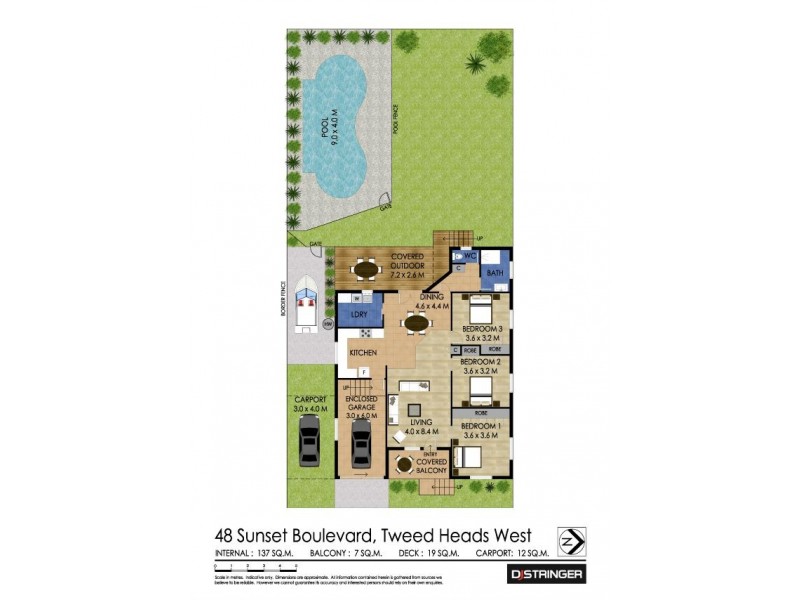 48 Sunset Blvd, Tweed Heads West NSW 2485 Floorplan