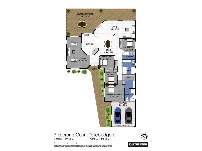 7 Keerong Court, Tallebudgera QLD 4228 Floorplan