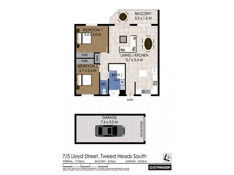 7/5 Lloyd Street, Tweed Heads South NSW 2486 Floorplan
