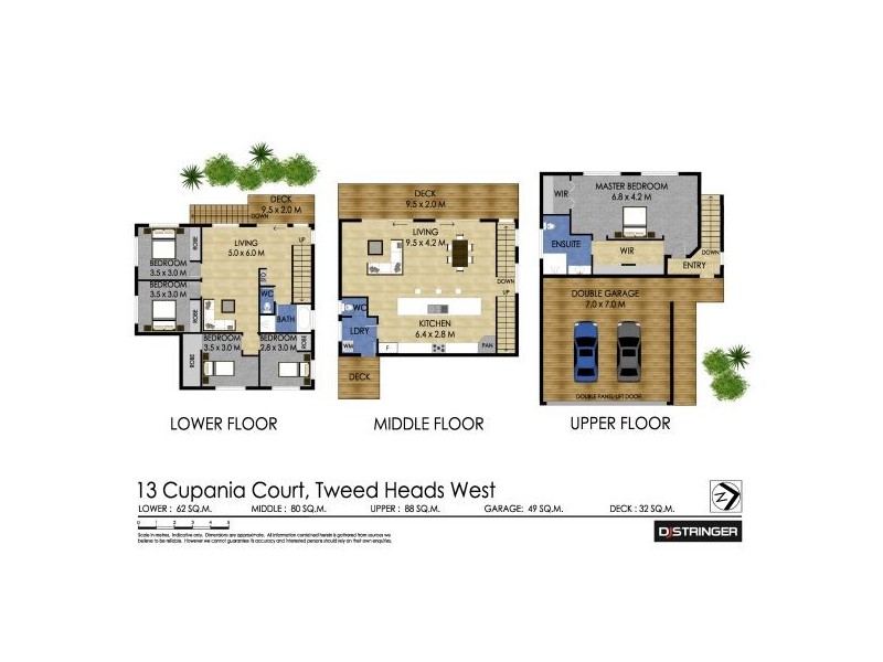 13 Cupania Court, Tweed Heads West NSW 2485 Floorplan