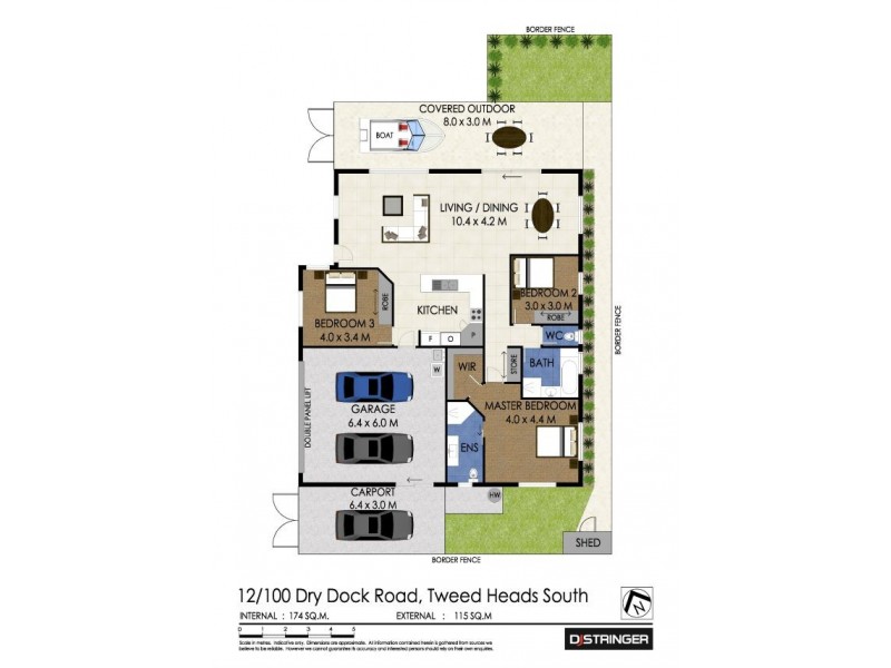 12/100 Dry Dock Road, Tweed Heads South NSW 2486 Floorplan