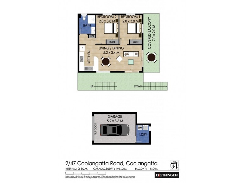 2/47 Coolangatta Road, Kirra QLD 4225 Floorplan