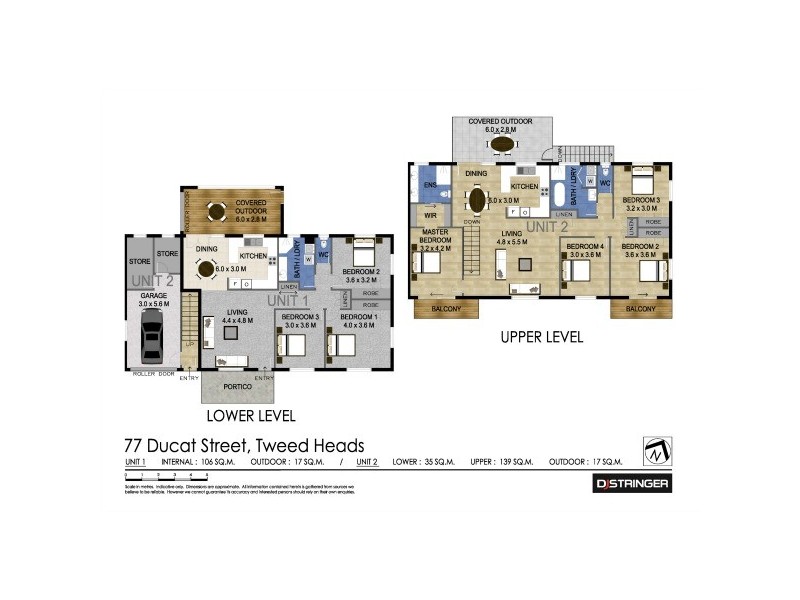 1 & 2/77 Ducat Street, Tweed Heads NSW 2485 Floorplan
