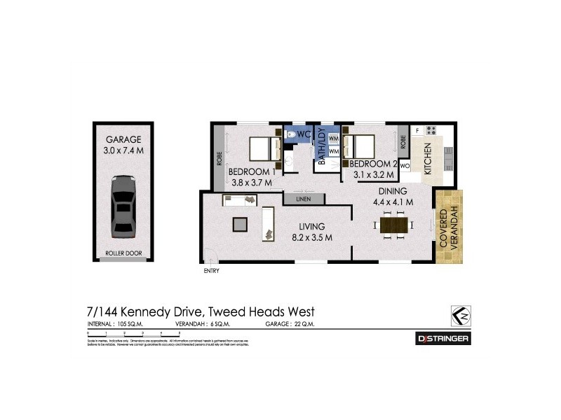 7/144 Kennedy Drive, Tweed Heads West NSW 2485 Floorplan