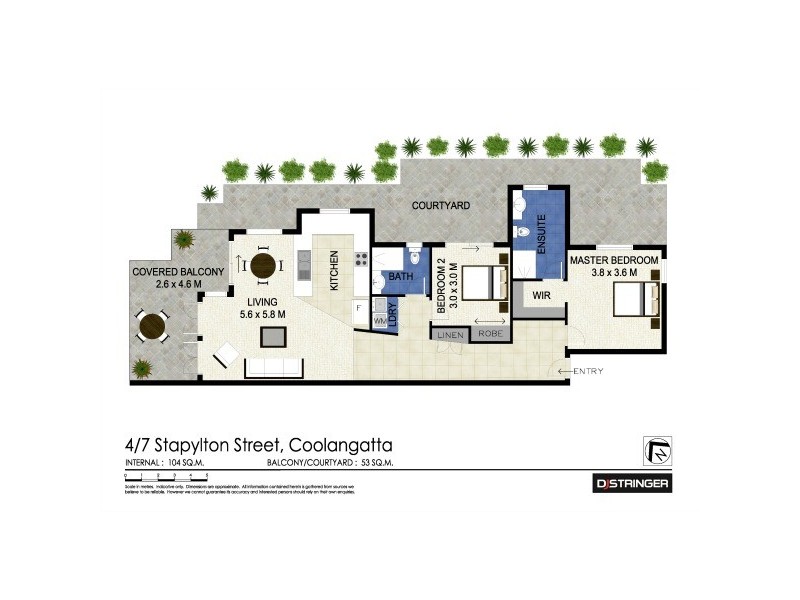 4/7-9 Stapylton Street ‘Cool Breaks’, Coolangatta QLD 4225 Floorplan