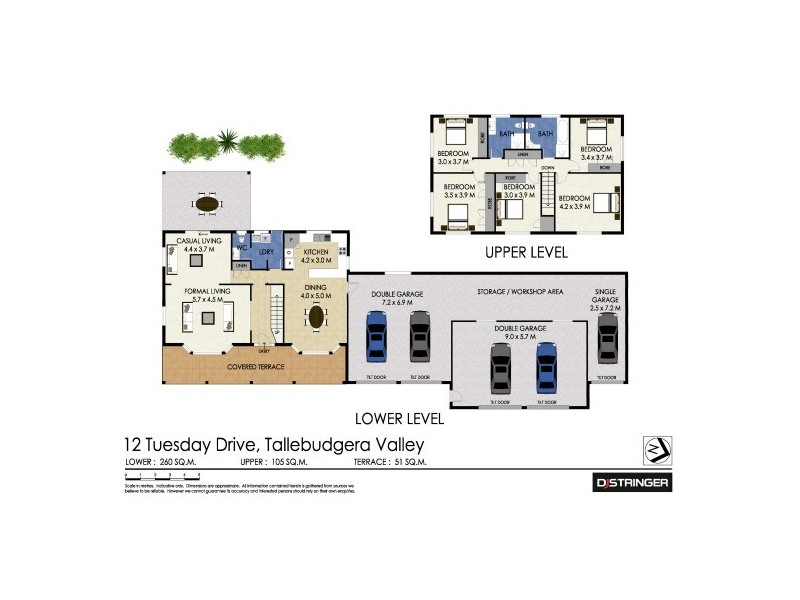 12 Tuesday Drive, Tallebudgera Valley QLD 4228 Floorplan